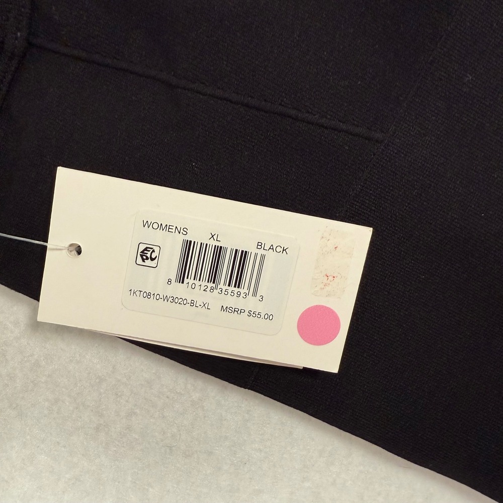 Halfdays Sunn Seamless Tank Womens XL Black Compressive Technical Rib New - Picture 4 of 5